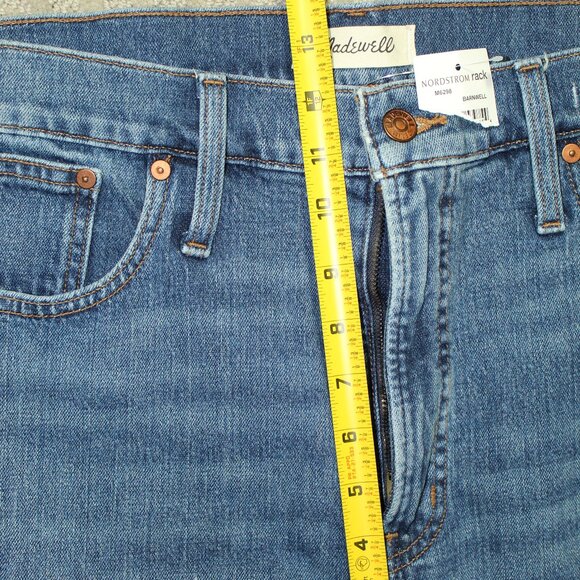 New Madewell The Perfect Vintage Straight High Rise Blue Jeans Size 32x27 - Picture 6 of 7